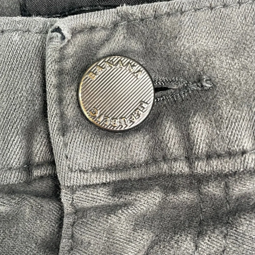 Banana Republic Traveler Pants Mens 38x27 Grey‎ Skinny Fit Cotton Blend Casual